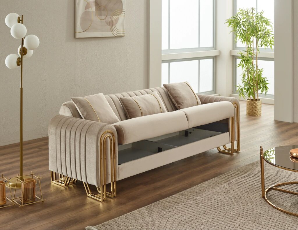 3 +2 Sofa Bed With Storage